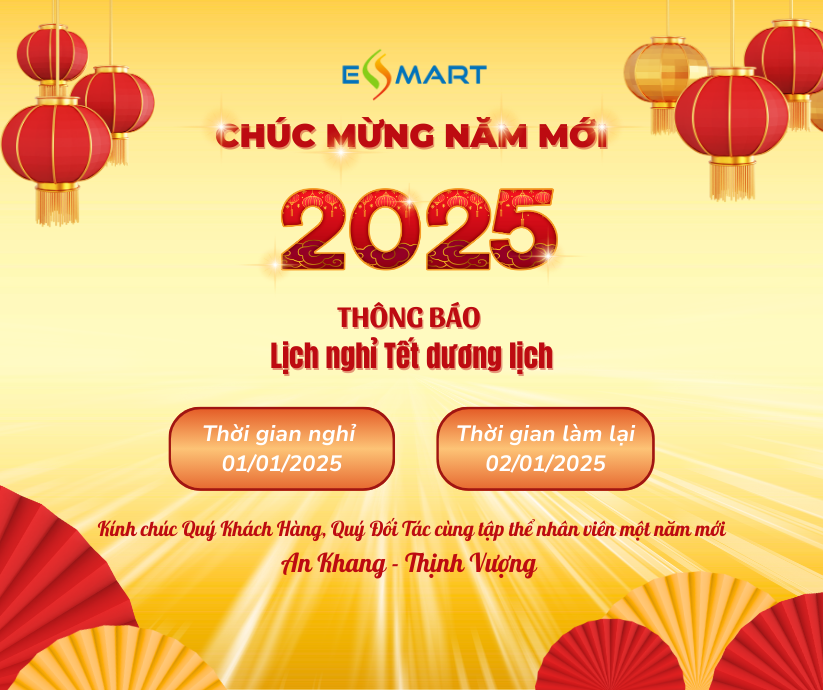 Thông báo lịch nghỉ Tết dương lịch 2025